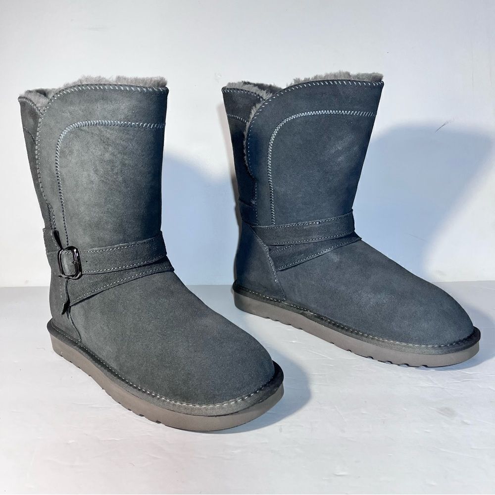 Lamo Vanessa Water-Resistant Memory Foam Suede Boots